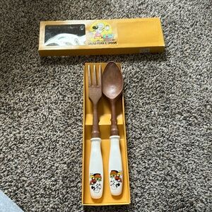 Mickey Salad fork & spoon